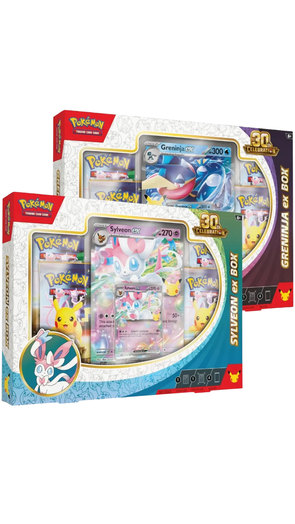 Sylveon/Greninja ex boks Trædveårsjubileum (maks 1 pr. person)