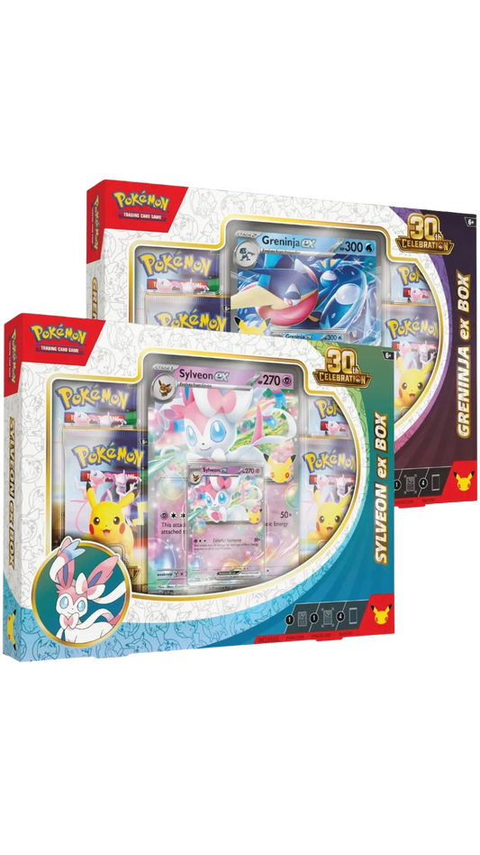 Sylveon/Greninja ex boks Trædveårsjubileum (maks 1 pr. person)