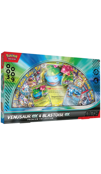 Venusaur ex & Blatoise ex Premium Collection